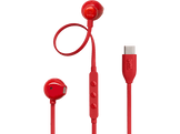 JBL Oreillettes TUNE 305C  IN EAR WIRED USB-C RED