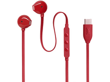 Charger l&#39;image dans la galerie, JBL Oreillettes TUNE 305C  IN EAR WIRED USB-C RED
