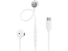 JBL TUNE 305C- IN EAR WIRED USB-C WHITE