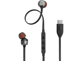 JBL Oreillettes TUNE 310C  IN-EAR WIRED USB-C BLACK