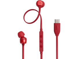 JBL Oreillettes TUNE 310C  IN-EAR WIRED USB-C RED