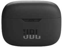 Charger l'image dans la galerie, Étui d'écouteurs JBL noir, avec le logo JBL en blanc.

