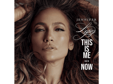 Charger l&#39;image dans la galerie, Jennifer Lopez, gros plan, avec les mots &quot;THIS IS ME...NOW&quot;.
