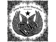Pochette d'album : Jimmy Page & The Black Crowes, corbeaux noirs et blancs avec des ailes.