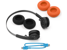 Charger l&#39;image dans la galerie, JLAB Rewind Wireless 2 Headphones - Black Casque sans fil Noir
