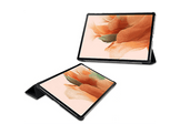 JUST IN CASE Bookcover Slimline Trifold Galaxy Tab S7 FE Noir (218476) Bookcover 12,4 pouces Noir
