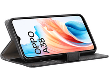 Charger l&#39;image dans la galerie, JUST IN CASE Cover Oppo A38 Classic Wallet Noir (324900)
