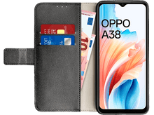 Charger l&#39;image dans la galerie, JUST IN CASE Cover Oppo A38 Classic Wallet Noir (324900)
