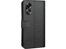 Charger l&#39;image dans la galerie, JUST IN CASE Cover Oppo A58 Classic Wallet Noir (8325020)
