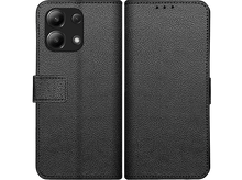 Charger l&#39;image dans la galerie, JUST IN CASE Cover Redmi Note 13 4G Classic Wallet Noir (327710)
