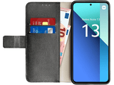 JUST IN CASE Cover Redmi Note 13 4G Classic Wallet Noir (327710)