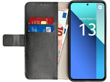 Charger l&#39;image dans la galerie, JUST IN CASE Cover Redmi Note 13 4G Classic Wallet Noir (327710)
