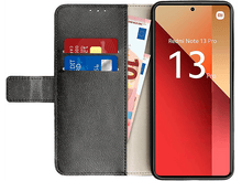 Charger l&#39;image dans la galerie, JUST IN CASE Cover Redmi Note 13 pro 4G Classic Wallet Noir (327772)
