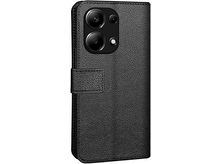 Charger l&#39;image dans la galerie, JUST IN CASE Cover Redmi Note 13 pro 4G Classic Wallet Noir (327772)
