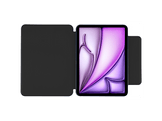 JUST IN CASE Étui magnétique à trois volets pour Apple iPad Air 11 (2025) / iPad Air 11 (2024) - Noir