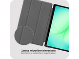 JUST IN CASE Galaxy Tab A11 TriFold Smart Book Case Tablette Cover Gris