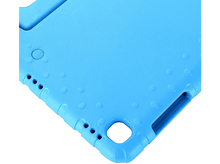 Charger l&#39;image dans la galerie, Gros plan sur un étui de tablette bleu vif avec quelques trous et boutons.
