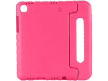 Charger l&#39;image dans la galerie, Étui de tablette rose avec poignée et découpes, sur fond blanc.
