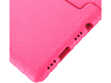 Charger l&#39;image dans la galerie, Un plan rapproché d&#39;un étui de tablette rose avec des trous et des points.
