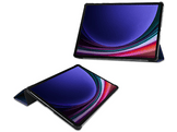 JUST IN CASE TriFold Étui pour Samsung Galaxy Tab S9 / S9 FE - Bleu