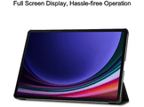 JUST IN CASE TriFold Étui pour Samsung Galaxy Tab S9 / S9 FE - Noir