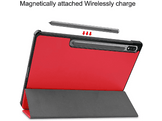 JUST IN CASE TriFold Étui pour Samsung Galaxy Tab S9 / S9 FE - Rouge
