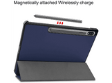 JUST IN CASE TriFold Étui pour Samsung Galaxy Tab S10+ / S9+ / S9 FE+ - Bleu