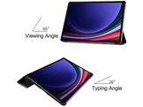 JUST IN CASE TriFold Étui pour Samsung Galaxy Tab S10+ / S9+ / S9 FE+ - Noir