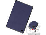 JUST IN CASE TriFold Étui pour Samsung Galaxy Tab A9 - Bleu