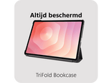 JUST IN CASE TriFold Smart Book Case Tablette Cover Bleu