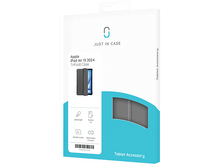 Charger l&#39;image dans la galerie, Une boîte de coque de tablette blanche et grise avec une coque de tablette à l&#39;intérieur. Texte visible.
