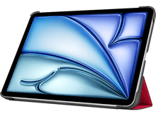 Charger l&#39;image dans la galerie, Tablette dans un étui, affichant un design abstrait bleu et blanc sur l&#39;écran.
