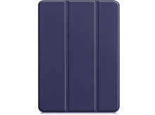 Charger l&#39;image dans la galerie, Étui de tablette bleu fermé. Trois lignes verticales sur le devant.
