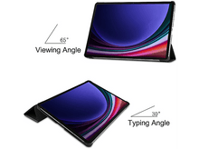 Charger l&#39;image dans la galerie, Tablettes dans des étuis, une ouverte à un angle de 65 degrés, l&#39;autre à 30 degrés.
