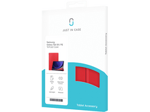 Charger l&#39;image dans la galerie, Une boîte de protection de tablette avec un étui rouge et des caractéristiques: ajustement parfait.
