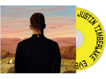 Charger l'image dans la galerie, CD jaune avec la pochette de l'album de Justin Timberlake.
