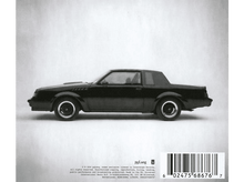 Charger l&#39;image dans la galerie, Voiture noire de profil sur fond blanc. La voiture est un modèle classique.
