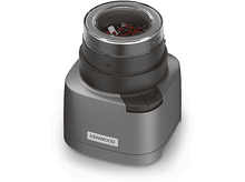 Charger l&#39;image dans la galerie, Un moulin à aliments Kenwood gris avec un dessus transparent rempli de grains de poivre rouge.
