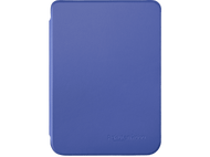 Étui bleu Rakuten Kobo. Forme rectangulaire aux coins arrondis. Le nom de la marque est en bas.