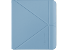 Charger l&#39;image dans la galerie, Étui Rakuten Kobo bleu clair avec design angulaire et logo Rakuten Kobo.

