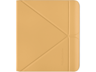 Un étui de tablette beige avec un design géométrique et le logo Rakuten Kobo.