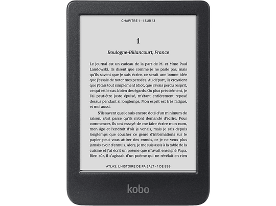 KOBO E-Reader Clara BW - Zwart