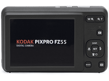 Charger l&#39;image dans la galerie, Appareil photo numérique noir Kodak Pixpro FZ55. Il a un écran et des boutons à droite.
