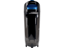 Charger l&#39;image dans la galerie, Un grand filtre à eau noir avec un dessus bleu et des côtés transparents.
