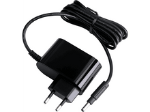 Charger l&#39;image dans la galerie, Un chargeur noir avec un câble, fond blanc.
