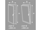 KOENIC Kit d'étanchéité pour fenêtre (KWS 122) Accessoire climatiseur
