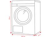 KOENIC KWM 9116 - Lave-linge frontal - 9 kg - 1400 rpm - 72 dB