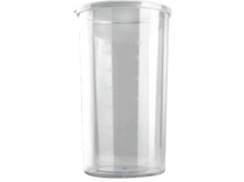 Charger l&#39;image dans la galerie, Gobelet de mixeur en plastique transparent avec des repères de mesure.
