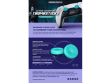 KONTROLFREEK Sticks Action Lotus Kit - TLBCLR Kit (PS5) Bleu Controller Accessoires