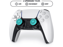 Charger l&#39;image dans la galerie, KONTROLFREEK Sticks Action Lotus Kit - TLBCLR Kit (PS5) Bleu Controller Accessoires
